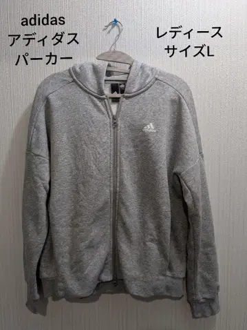 [ 새상품급 ] adidas 아디다스 후드티 그레이 여성 사이즈 L