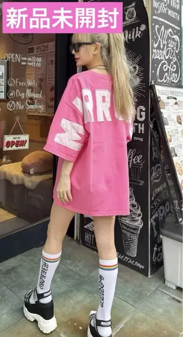 미개봉 새상품 택 포함 미러나인 아이콘T 사이즈M