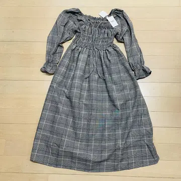 택 포함 PALEMO STORE 원피스 체크 M