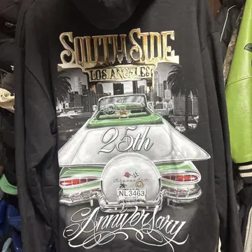 새상품 로우 라이더 south side c.c 25th 후디