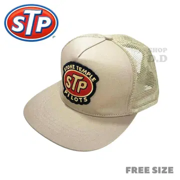 STP STP 트래커 캡 자수 로고 모자 베이지 새상품