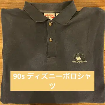 90s MICKEY.INC 롱 슬리브 피케 셔츠 M 사이즈