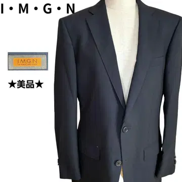 새상품급 IMGN 소프트 수트 네이비 남성용 울 88