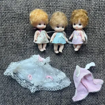 레트로 리카짱 세쌍둥이 아기 타카라