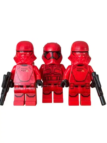 레고 LEGO 미니 피규어 스타 워즈 시스 트루퍼 3체 + 아이템 세트