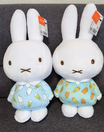 미피 빅 사이즈 봉제 인형 아이스 패턴 원피스 전 2종 세트