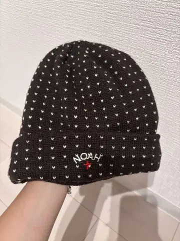 NOAH 하트 무늬 니트 모자