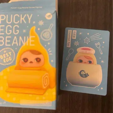 PUCKY 에그 비니 찐 계란 라면 피규어