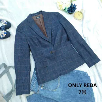 ONLY REDA 자켓 ( S 상당 ) 윈도우펜 체크/골프