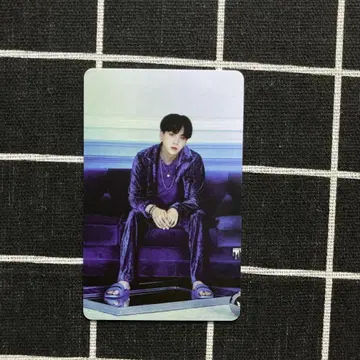BTS BE 미공개 럭키 드로우 트레이딩 카드 1장 윤기 SUGA