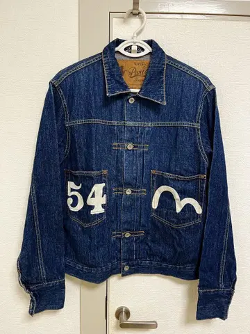 EVISU 에비수 도락 & 갈매기 프린트 데님 자켓 No1549