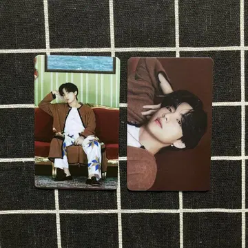 BTS BE 미공개 럭키 드로우 트레이딩 카드 2장 태현 V