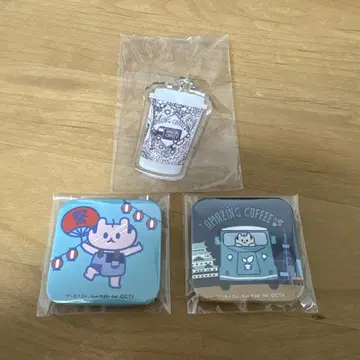 AMAZING COFFEE 캔뱃지 레어 아크릴 키링 코모리 하야토 코마키