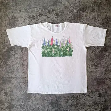 90s USA제 LIBERTY GRAPHICS 플라워 프린트 T셔츠