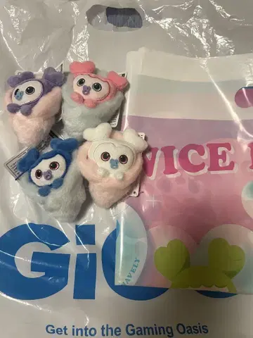 twice 아기 싸개 마스코트 쇼핑백 포함