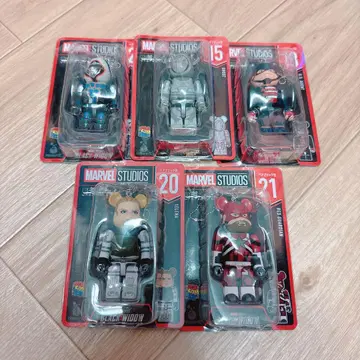 MARVEL 해피 복권 베어브릭 썬더볼츠 세트
