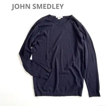 JOHN SMEDLEY 존스메들리 울 니트 네이비 S