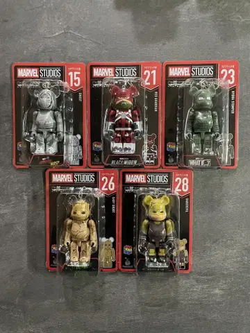 MARVEL 베어브릭 5체 세트