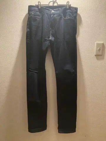 Abercrombie&Fitch 다크 블루 슬림 핏 데님 아바클로