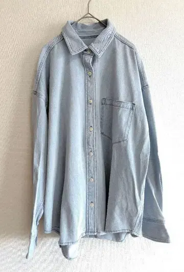 밴야드 스톰 컷 데님 셔츠 자켓 페일 블루