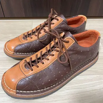 새상품급! EARTH GRACE 가죽 스니커즈 UK 5 24cm 상당