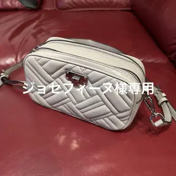 마이클코어스 그레이 퀼팅 숄더백