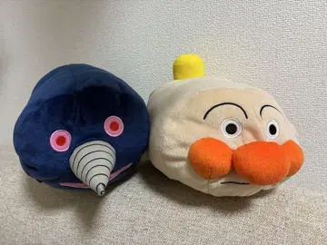 호빵맨 호빵맨 고와 모구린 봉제 인형 2세트