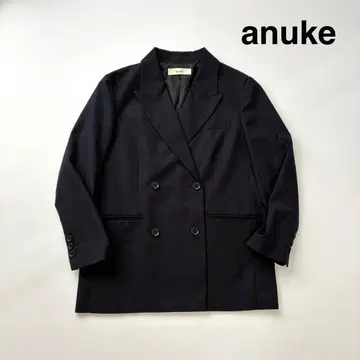 24AW anuke 오버 사이즈 더블 자켓 네이비
