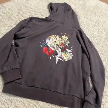 레어 GYDA x Edhardy 맨투맨 ZIP UP 후드티