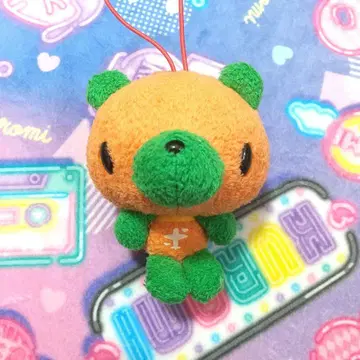 척스 GP 그루미 츠루시구마 한입 사이즈 오렌지 그린 Gloomy