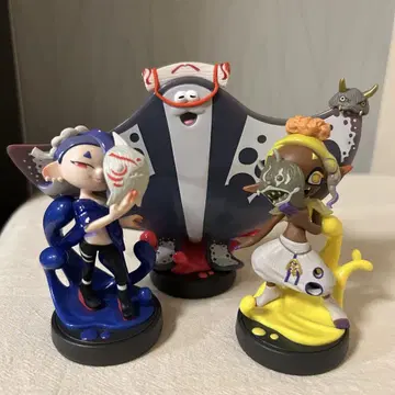 amiibo 스리미 연합 세트 [후우카/우츠호/만타로] (스프라툰 3)