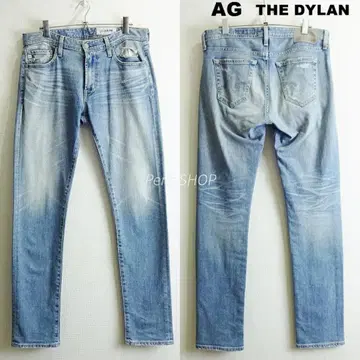 AG DYLAN W83cm 슬림 스키니 스트레치 연한 파랑 일본제