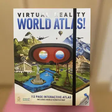 새상품 미사용 버추얼 리얼리티 세계 지도 가상 현실 세계 지도 VR 도감