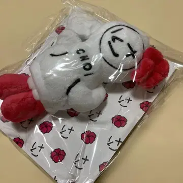 CHOI 봉제 인형 캐릭터 봉제 인형 화이트 레드