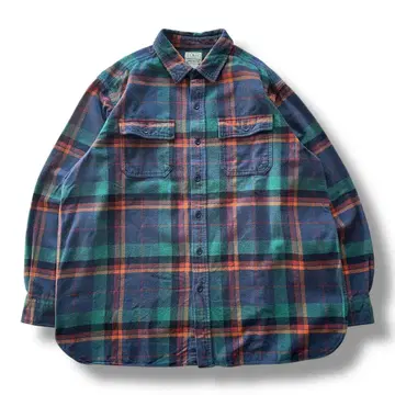 L.L.Bean 엘엘빈 체크 플란넬 셔츠 XL 긴팔