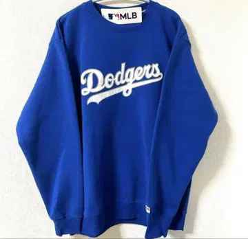 [ 새상품 ] MLB 다저스 맨투맨 트레이닝복 속기모 와펜 로고 XL