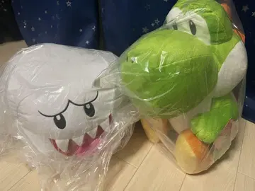 [ 새상품 ] 슈퍼 마리오 빅 사이즈 봉제 인형 요시 & 테레사
