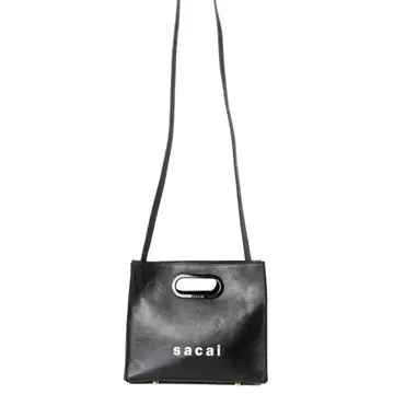 sacai 가죽 숄더백 블랙