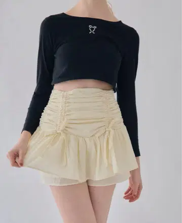 treaturself 캉캉 스커트 팬츠 ( 크림 )
