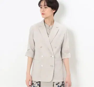 새상품급 KT. 키요코 타카세 Lino 린넨 자켓