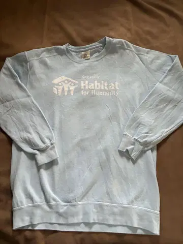 스카이블루 Habitat for Humanity 트레이닝복 M 사이즈