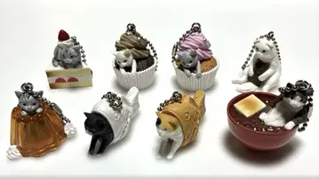고양이 cafe 묶음 판매 8개 가챠가챠 캡슐 토이