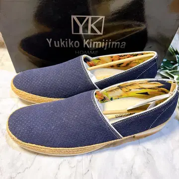 새상품 유키코 키지마 데크 슈즈 네이비 25cm 남성용
