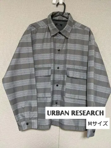 URBAN RESEARCH 체크 셔츠 아우터
