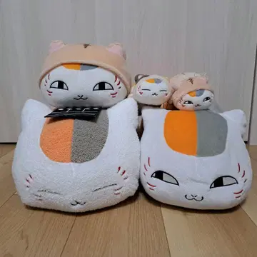 나츠메 우인장 냥코 선생님 봉제 인형 세트 (제일복권 & 인형뽑기 경품)