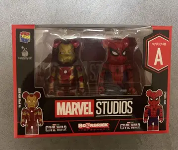 [ MARVEL BE@RBRICK ] A상 [ 아이언맨 & 스파이더맨 ]