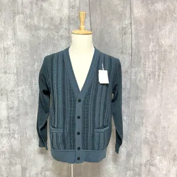 미사용 새상품 Fashion 261 울 스트라이프 포켓 가디건