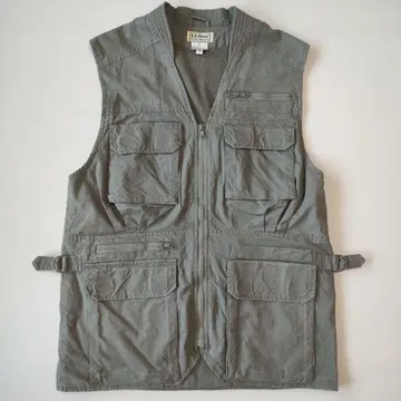 L.L.Bean 80s 사파리 베스트 Tropic Weig 올리브