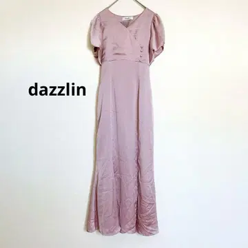 오타니 에미리 x dazzlin 콜라보 새틴 카슈쿨 머메이드 원피스