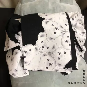 [ 테디베어 x 모노톤 ] 어른용 헤코오비 한폭